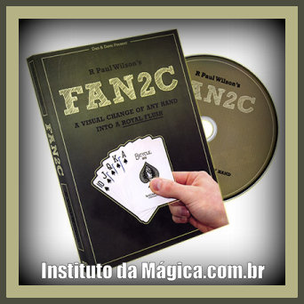 Fan2c by R. Paul Wilson (Mudança Flash de Cartas) + Gimmick Bicycle ***FRETE GRÁTIS***