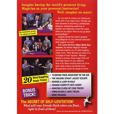 Magic Made Easy! by Lance Burton´s ***FRETE GRÁTIS*** - Imagem 2