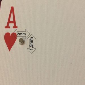 Imã de Neodímio 2x1,5mm