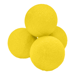 Bolas de Esponja Super Soft 2" Amarela by Gosh