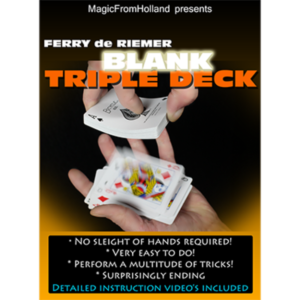 Triple Deck (Red / Blank) by Ferry De Riemer