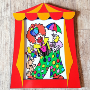 Pintura Instantânea do Palhaço